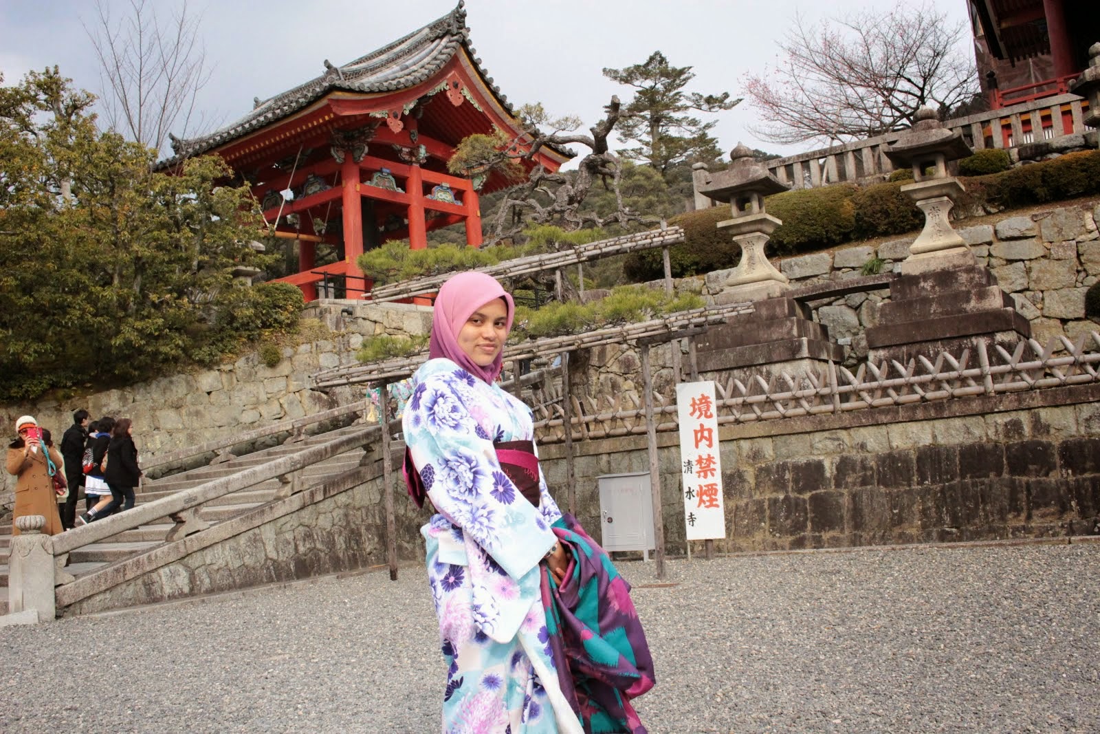 Kimono at Kiyomizudera