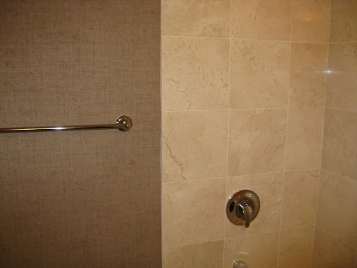 Textured Bathroom Wallpaper