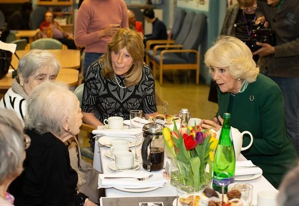 Duchess of Cornwall visited the Jewish Care's Brenner Centre