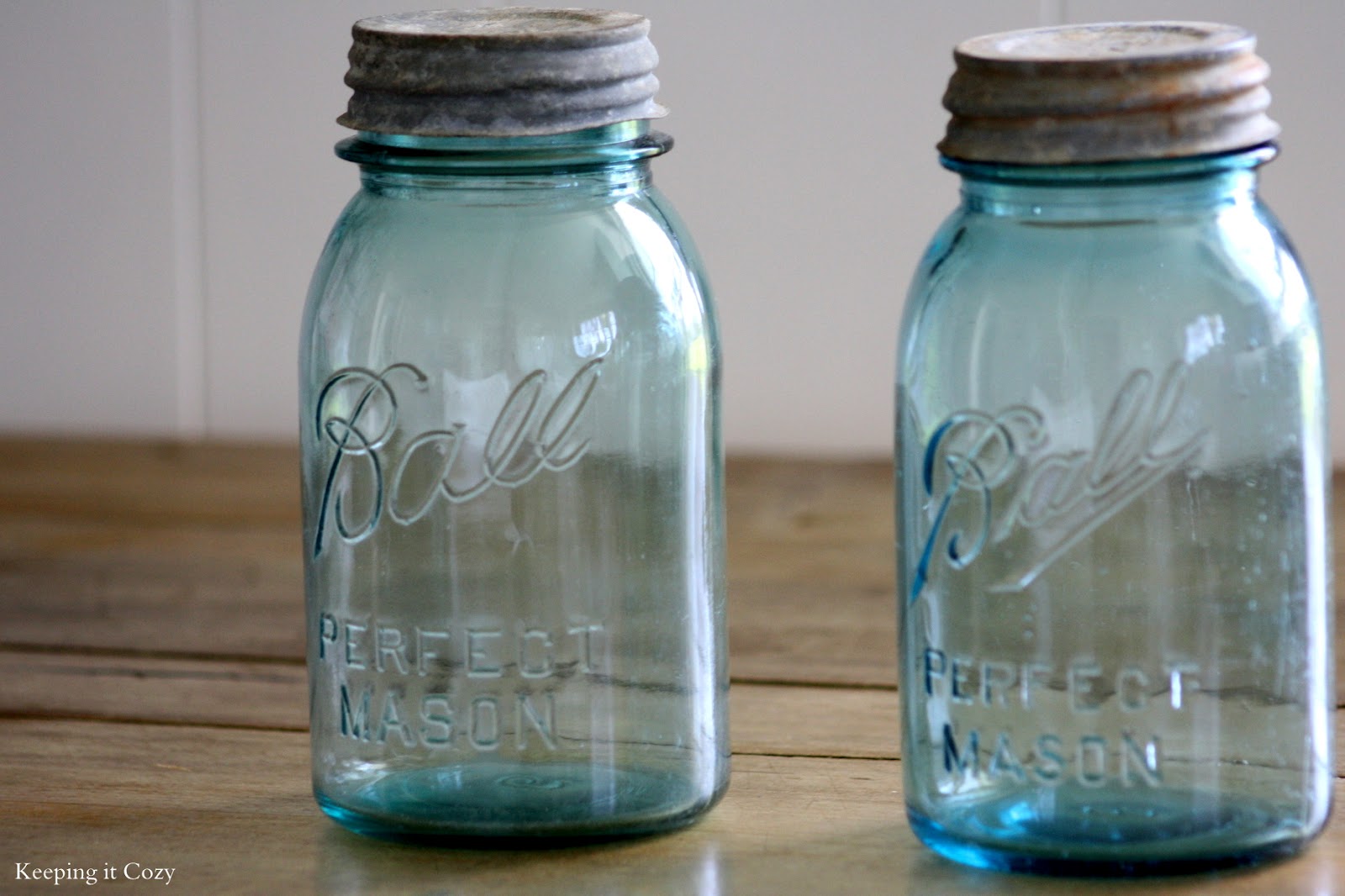 Keeping It Cozy Ball Blue Canning Jars
