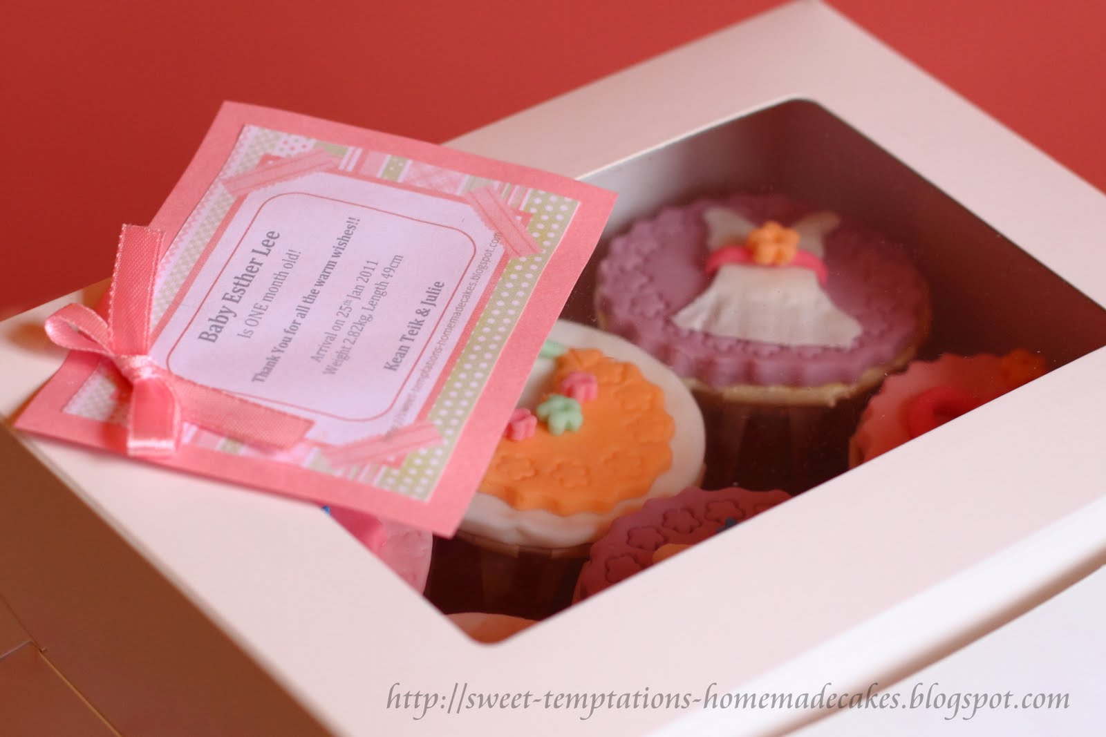 Sweet Temptations Homemade Cakes & Pastry Fullmoon Cupcake Package