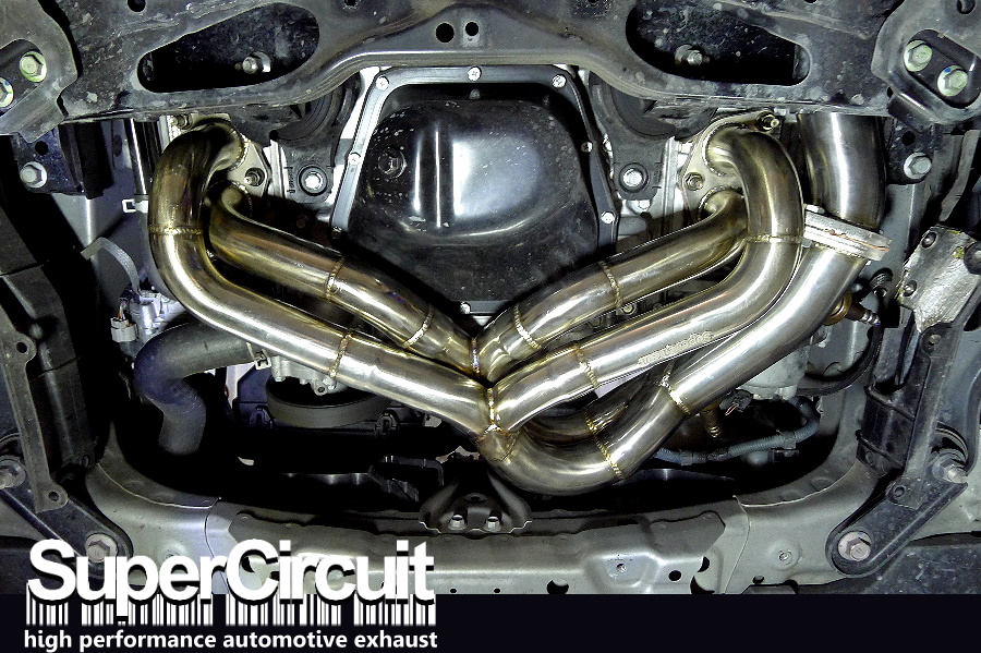 SUPERCIRCUIT Exhaust Pro Shop Subaru BRZ Headers & Over Pipe