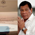 READ: President Duterte’s letter to Pope Francis