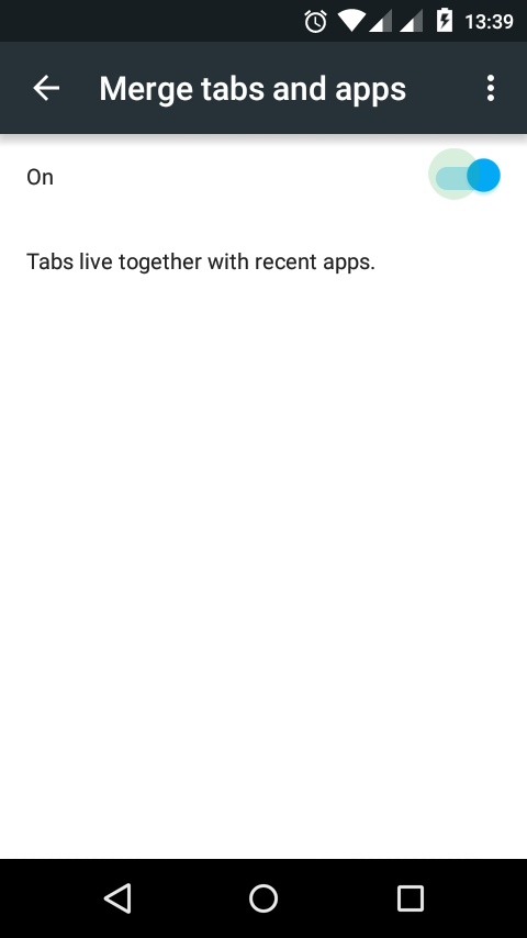 Menghilangkan Kumpulan Tab Google Chrome dari Recent App Android Lollipop
