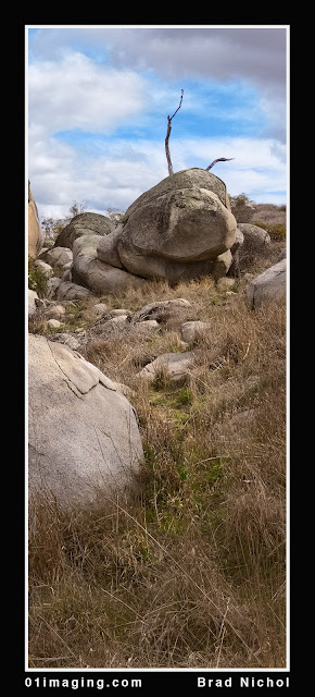 Pejar Creek NSW Landscape, Rocks and Boulders crop 5, vertical compostion