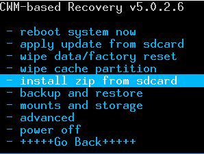 شرح وضع الريكفري Recovery وخصائصه و كيفية التعامل مع  CWM و ClockWork