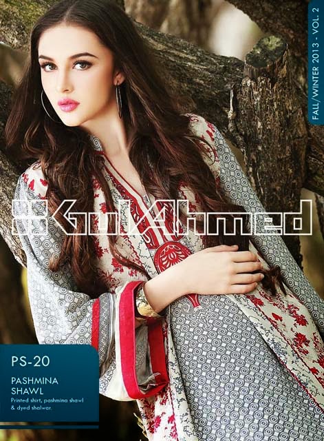 gul ahmed cape shawls