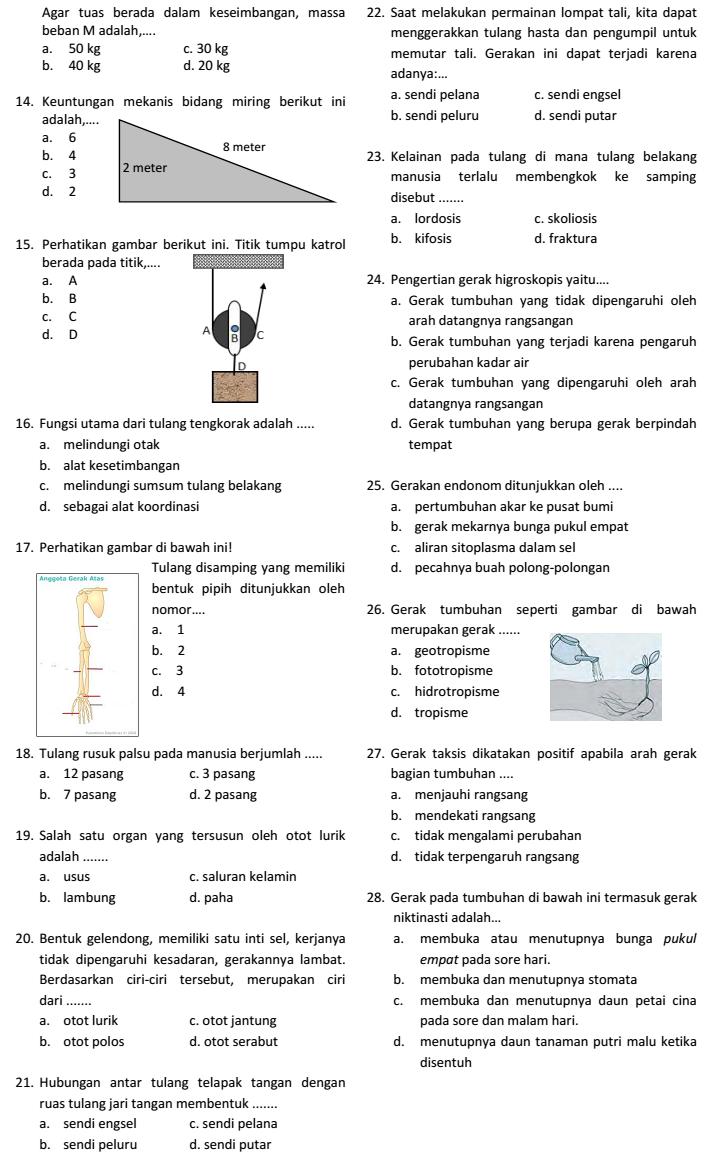 Latihan Soal Fisika Smp Kelas 8 Semester 2 Bagikan Kelas