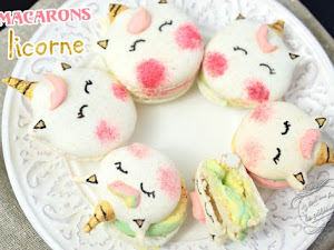 Macarons licorne