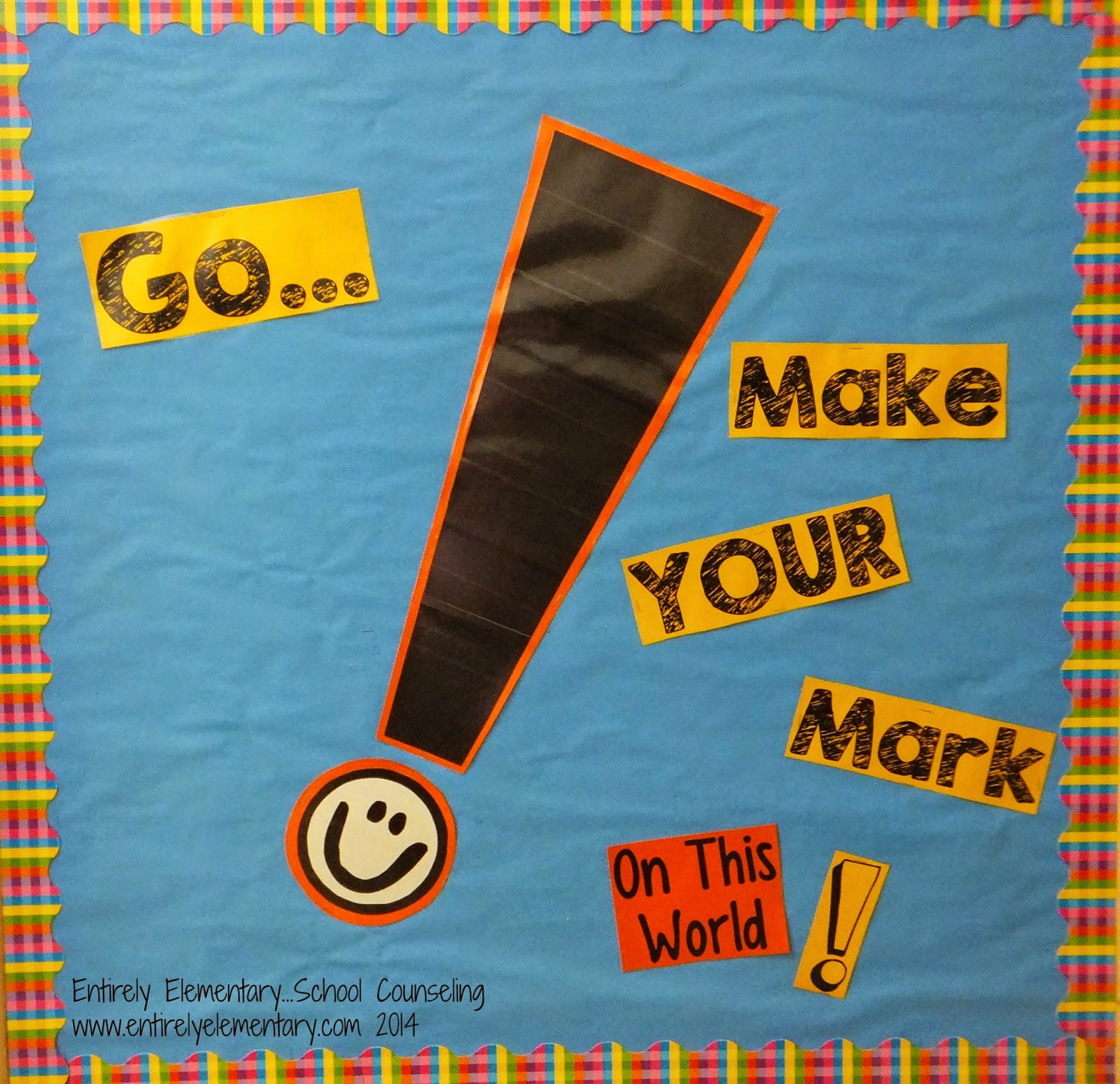 Entirely Elementary...School Counseling: Theme for 2014: Make your Mark!