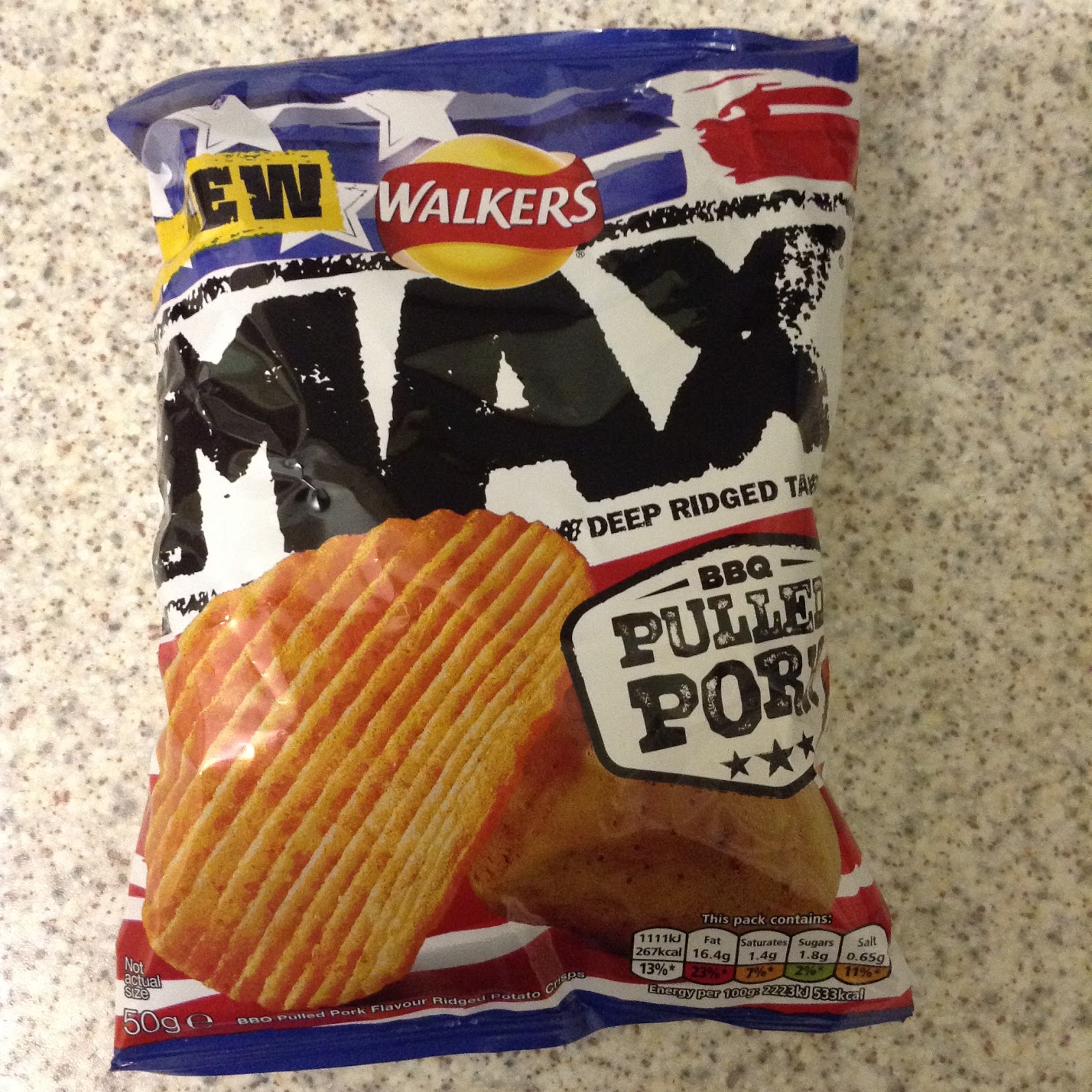 Walkers Max BBQ Pulled Pork Crisps