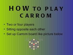 Carrom Board Carrom Fundamental Rules
