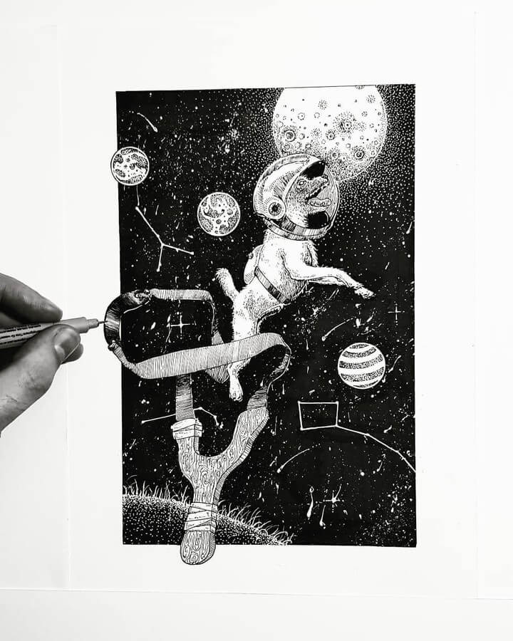06-Shot-into-space-Juan-Velilla-Drawings-www-designstack-co