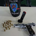 PM apreende pistola calibre 380 na Ceilândia