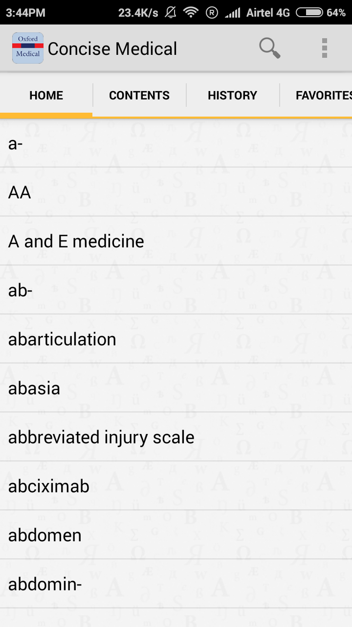 Concise Oxford Medical Dictionary