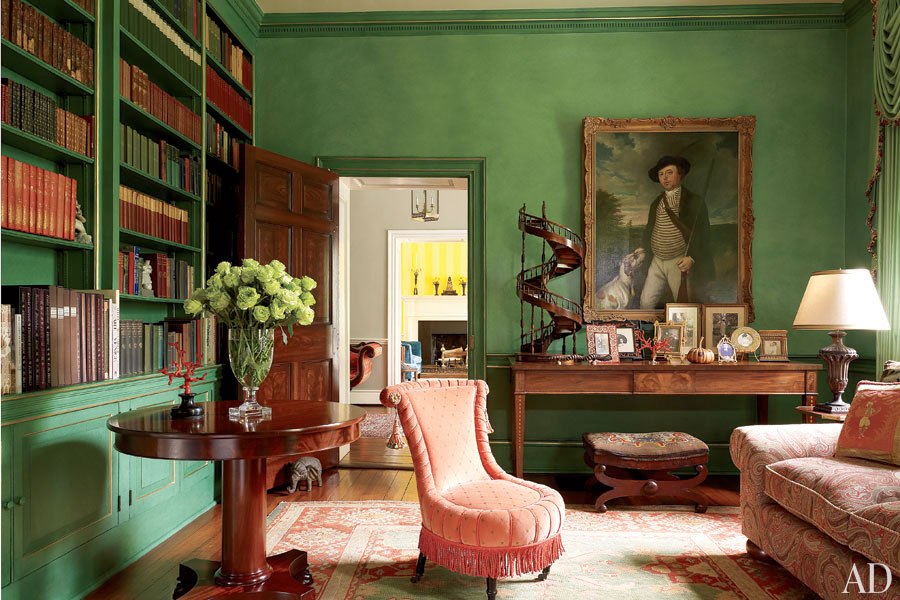 Green Living Room Site Housebeautiful.Com