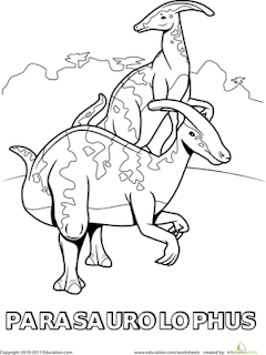 Herbivora Dinosaur Parasaurolophus Coloring Pages Herbivora Dinosaur Parasaurolophus Coloring Pages