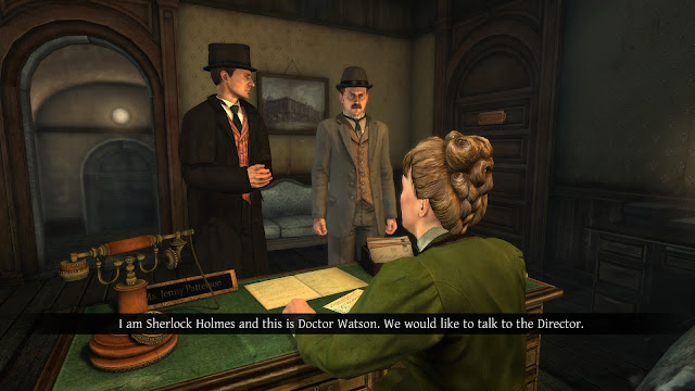 Screenshot from The Testament of Sherlock Holmes