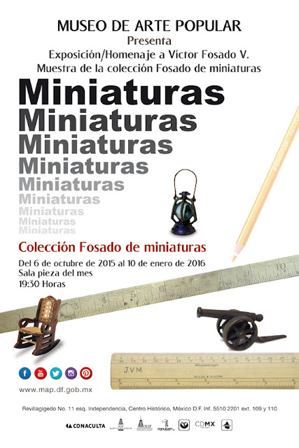 Colección Fosado de Miniaturas en esta muestra del Museo de Arte Popular