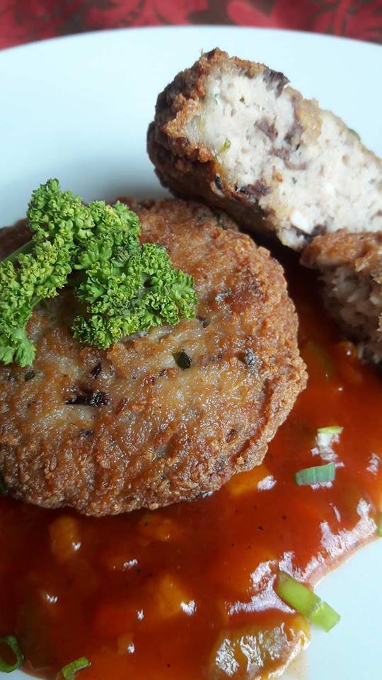 Sweet and Spicy Tofu Tuna Patty