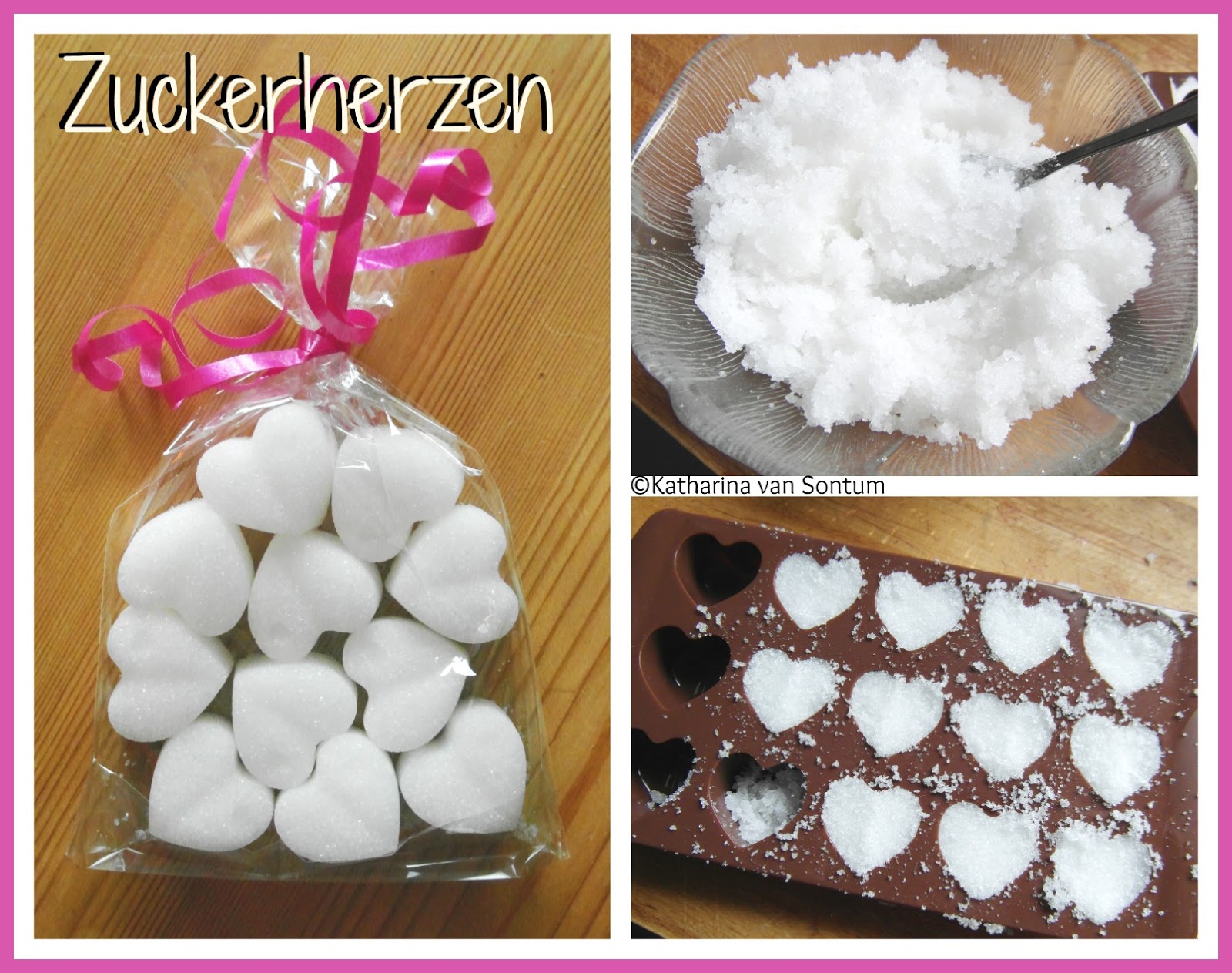 ich hab da mal was ausprobiert: Zuckerherzen für den Tee selbstgemacht
