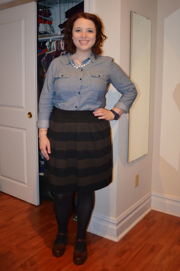 NYC Recessionista: What NYC Recessionista Wears: fall stripes
