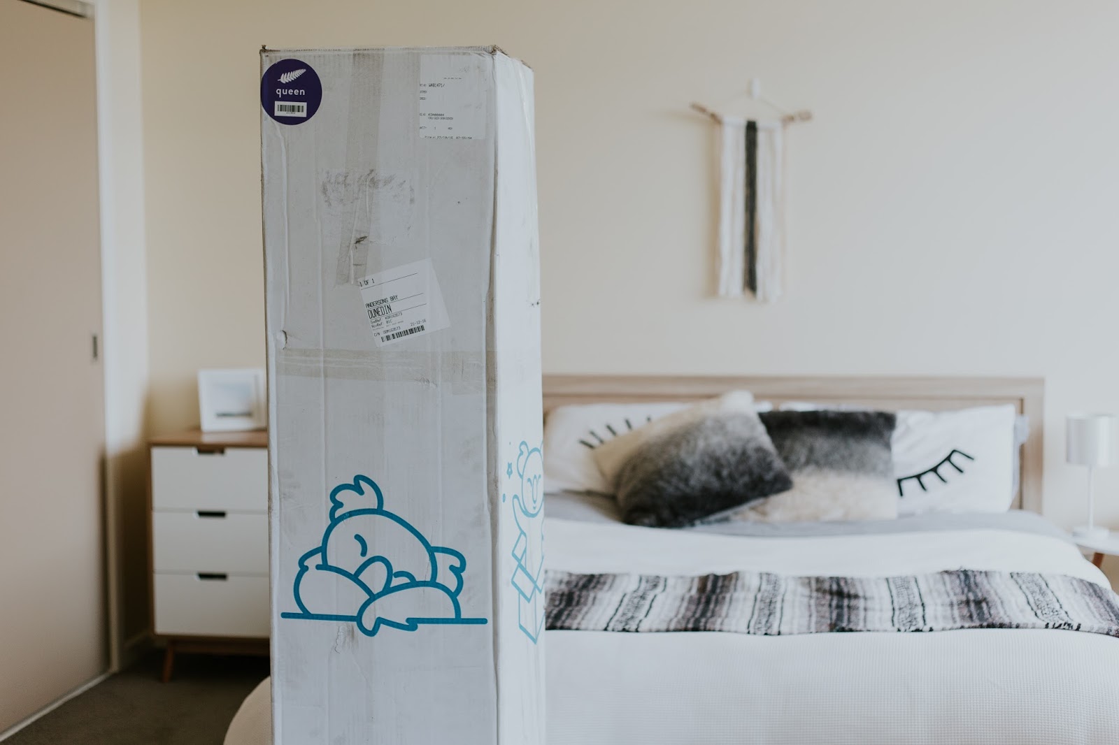 UNBOXING OUR KOALA MATTRESS ARIANA LEILANI