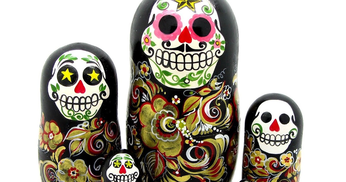 skeleton nesting dolls