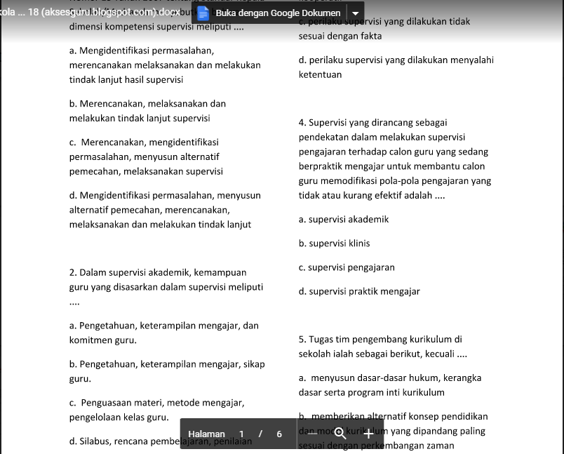 Latihan Soal Post Test Ukg Pkb Guru Sd Mi Kelas Awal Dan Kelas Tinggi Dunia Pendidikan