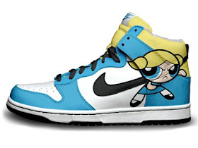 Nike SB Dunk Cartoon Shoes : Nike The Powerpuff Girls High Tops Dunk ...