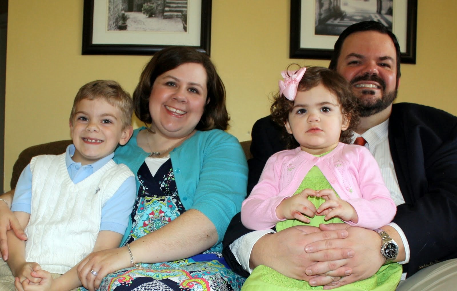 The Hawkins Family, Easter 2014