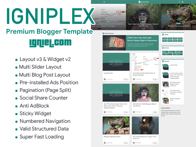 Download Igniplex Premium Blogger Theme Download Igniplex Premium Blogger Theme
