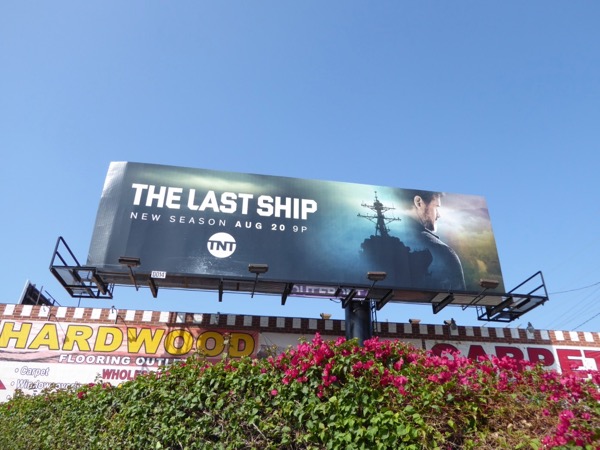 The Last Ship season 4 billboard La Cienega Boulevard Last Ship season 4 billboard