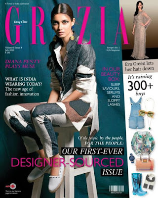 Diana Penty features on the cover of Grazia Magazine’s Indian edition