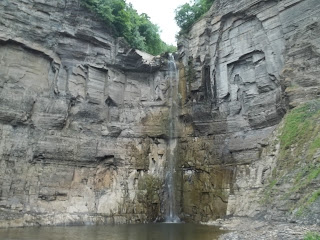 Taughannock Falls from trail's end