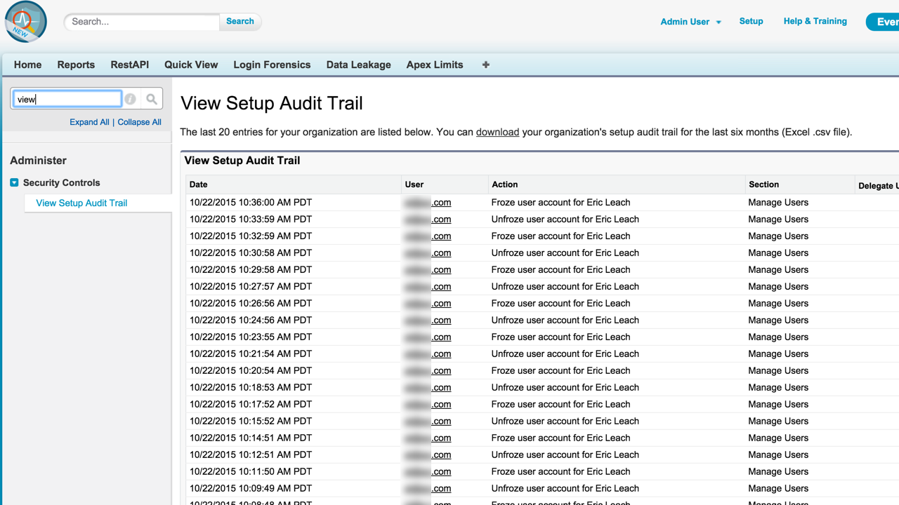 Salesforce updating audit fields