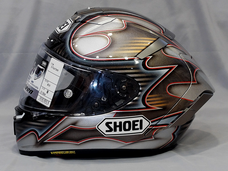shoei x 14 iridium visor