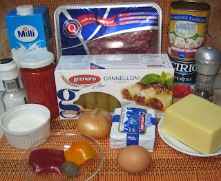 Cannelloni cu ciuperci