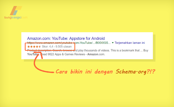 Cara Membuat Rating Bintang Rich Snippet dengan Schema.org
