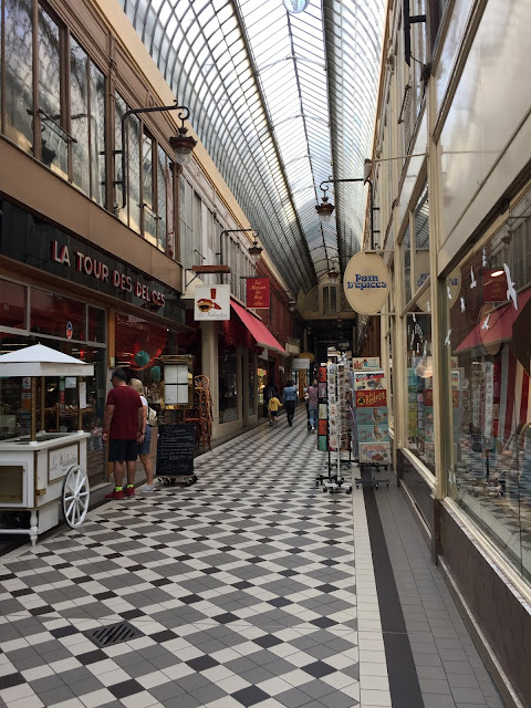 Interior of Passage Jouffroy in Paris Interior of Passage Jouffroy in Paris