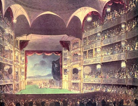 Theatre Royal, Drury Lane, from The Microcosm of London (1808-10) Theatre Royal, Drury Lane, from The Microcosm of London (1808-10)