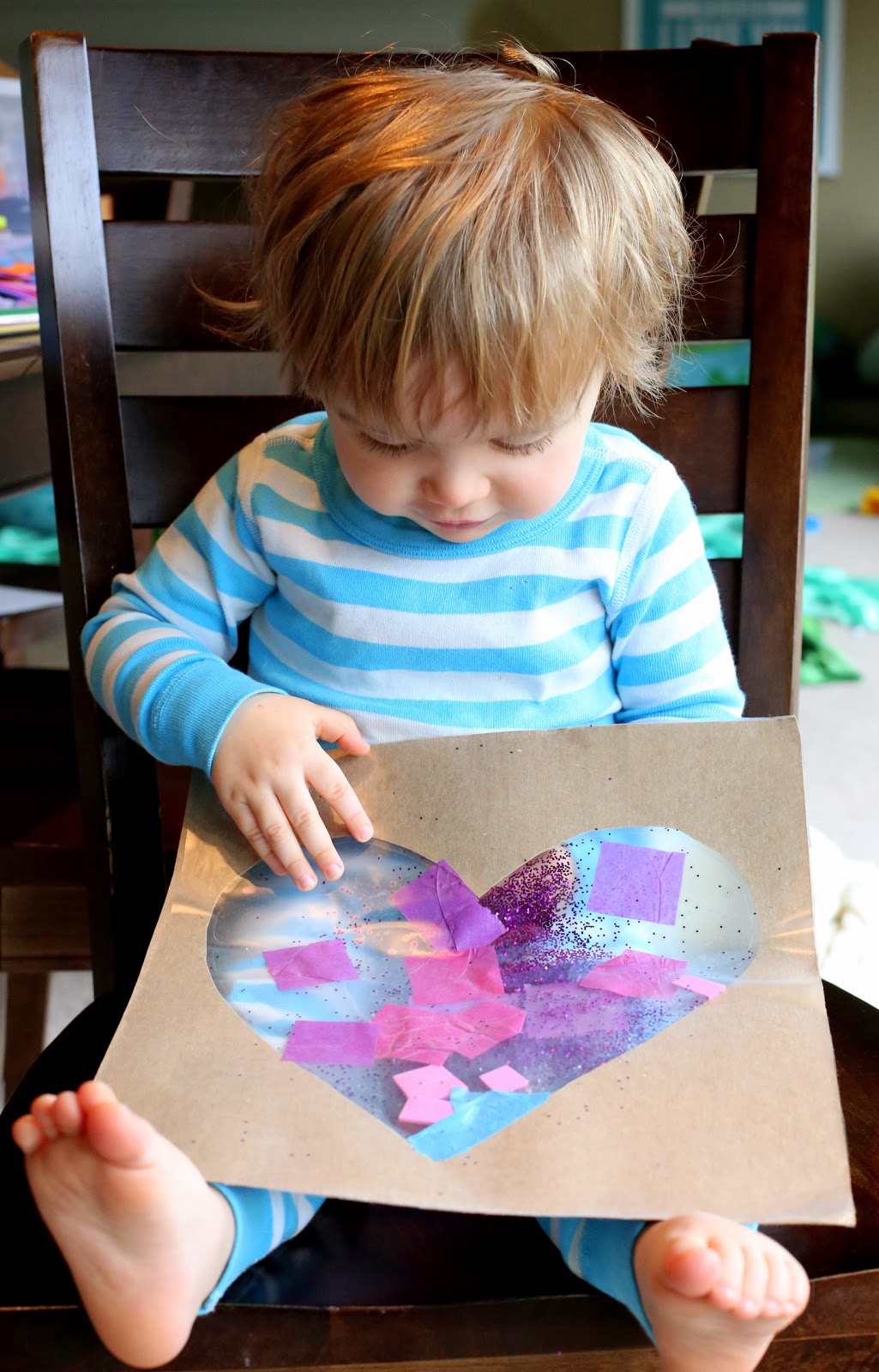 Easy Baby Toddler Valentine s Day Art