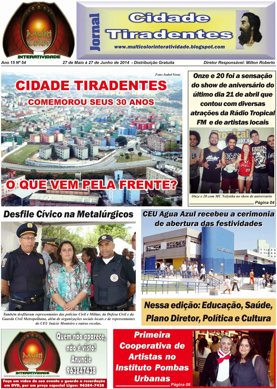 Jornal Cidade Tiradentes nº 54