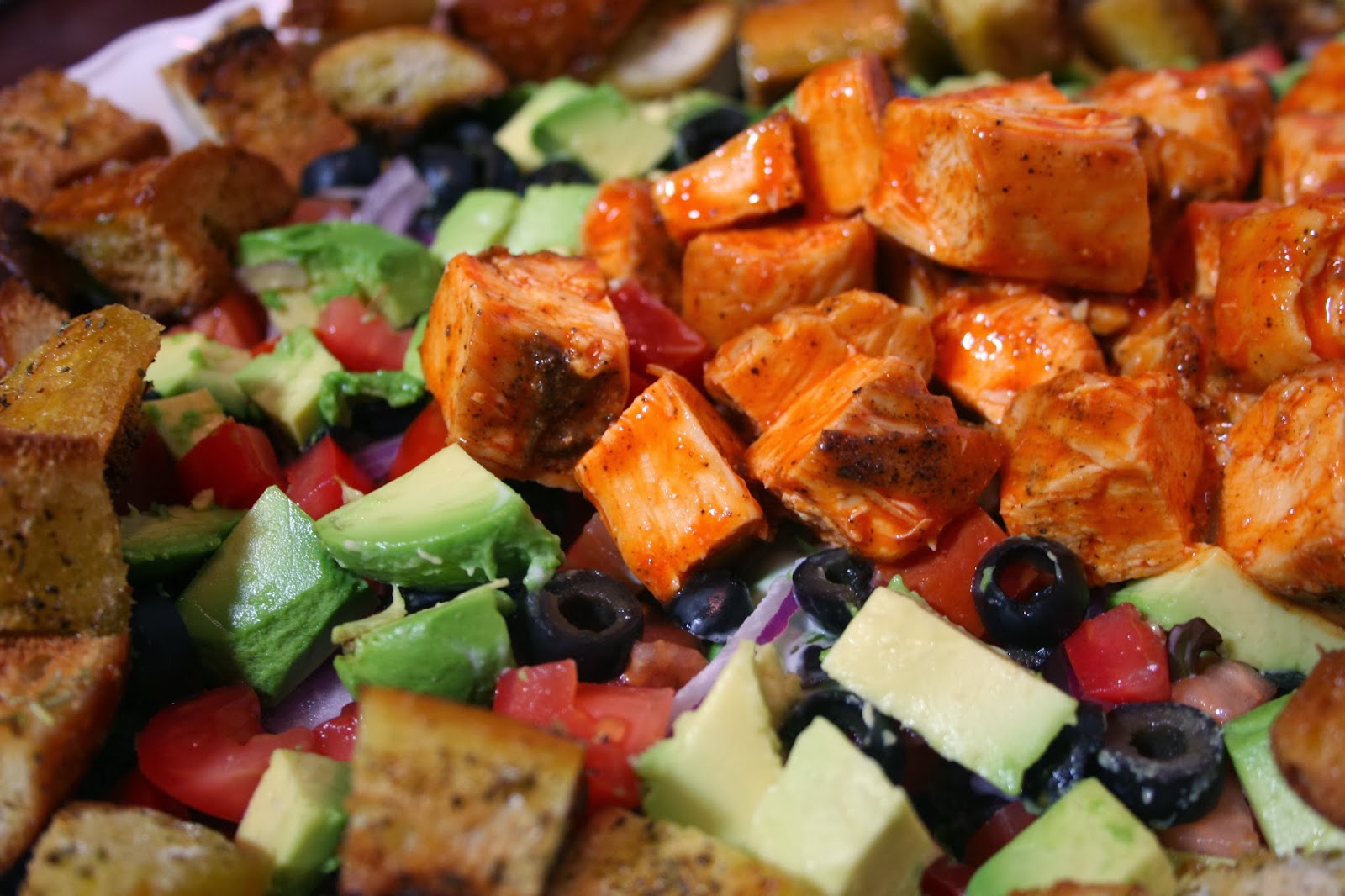 Just A Darling Life: Family Style Buffalo Chicken Salad