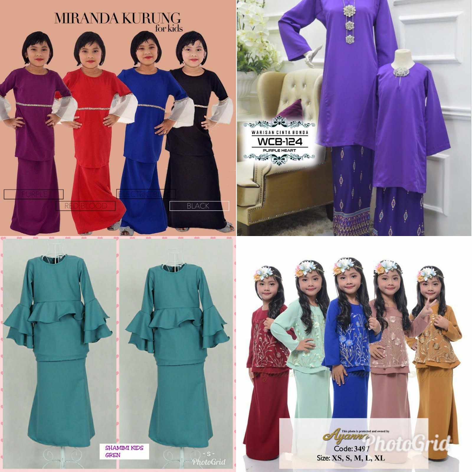 Dah beli baju raya untuk si comel tak? Cantik semuanya stok limited tau!