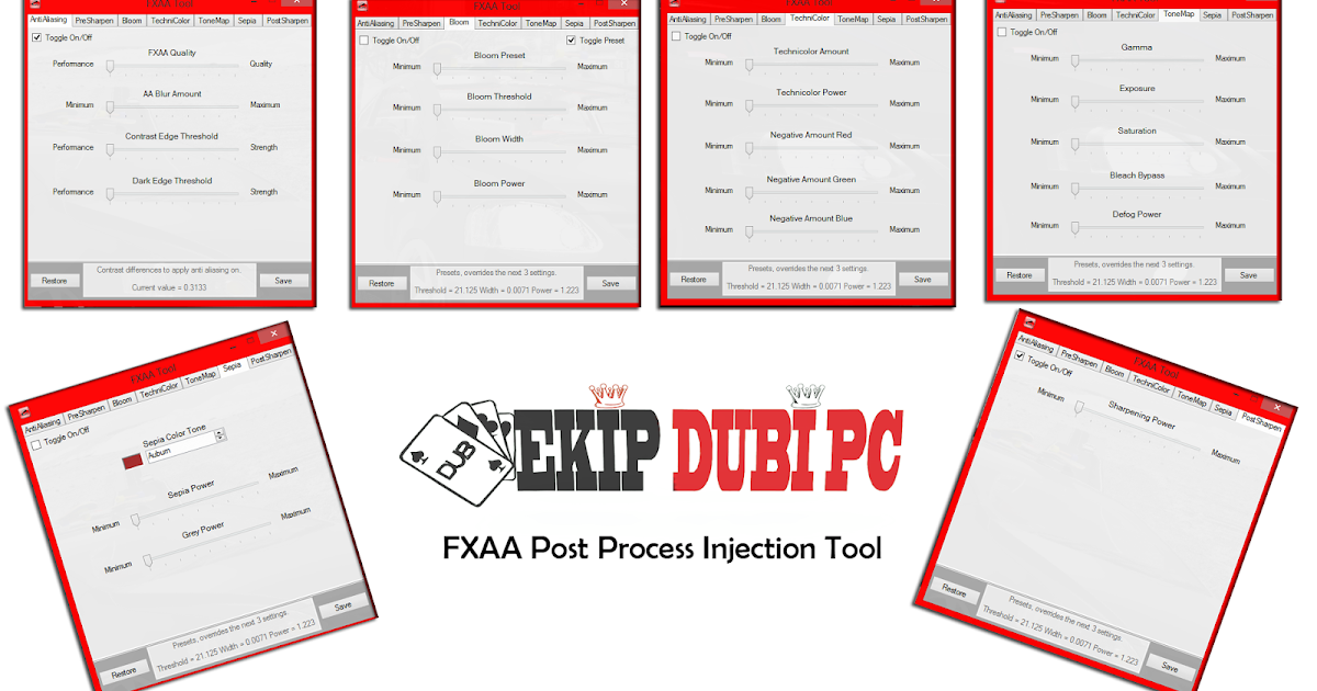 fxaa post process injector fxaa post process injector