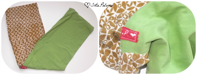 snood, bufanda circular, hecho con camisetas recicladas