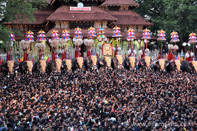 Shiva here is all the more prevalently known as Vadakkunnathan Vadakkunnathan temple