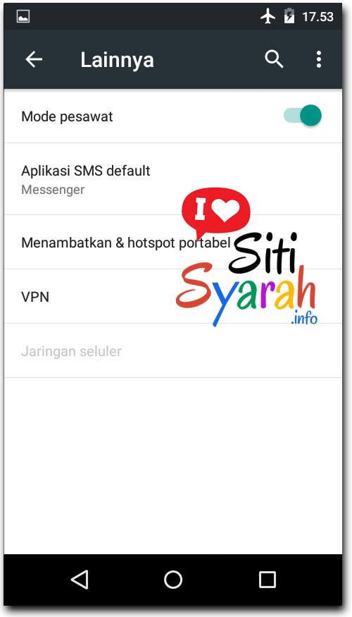 solusi internet error di Android